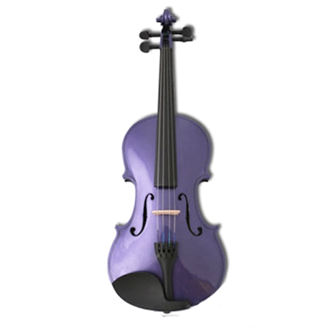  4/4 violín brillante abeto sólido (multi-color)