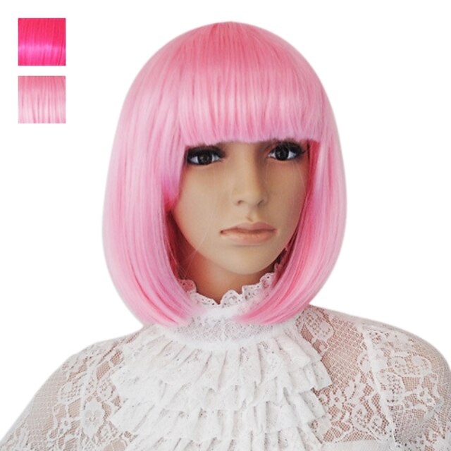  Capless Bob Style Synthetic Party Wig Two Colors Available