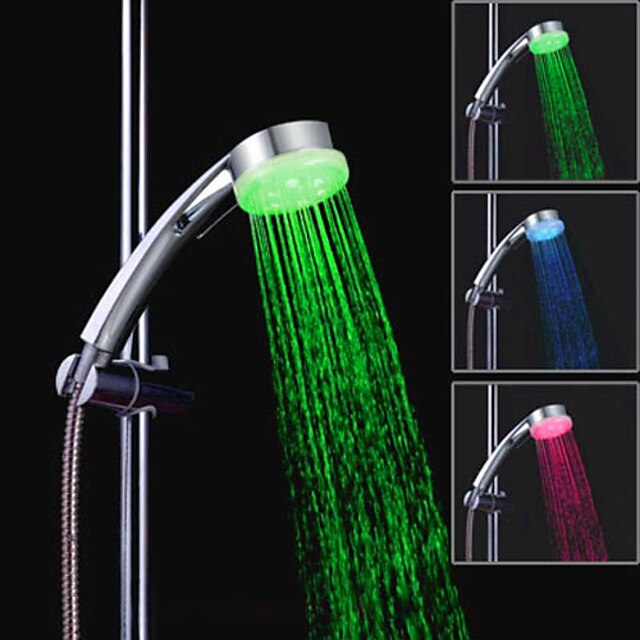  Moderní Ruční sprcha Pochromovaný vlastnost - LED, Sprchová hlavice