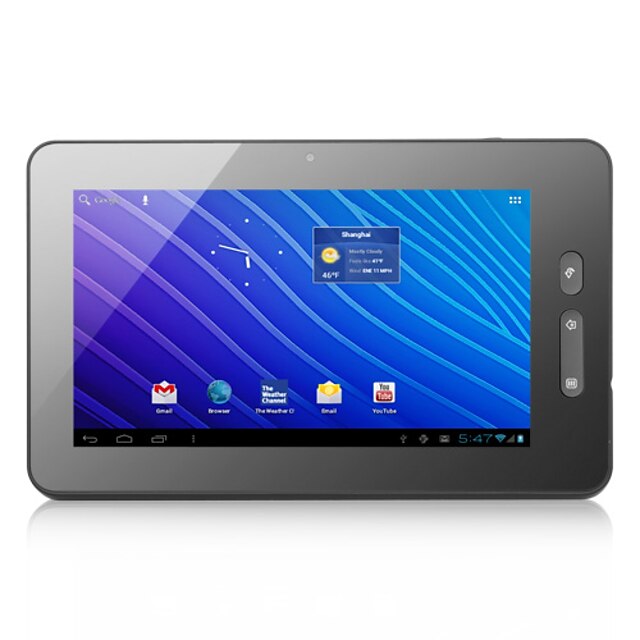  wonderpad - android 4.0 tablet con pantalla capacitiva de 7 pulgadas (4 GB, Wi-Fi, procesador de 1 GHz, 3G, cámara)