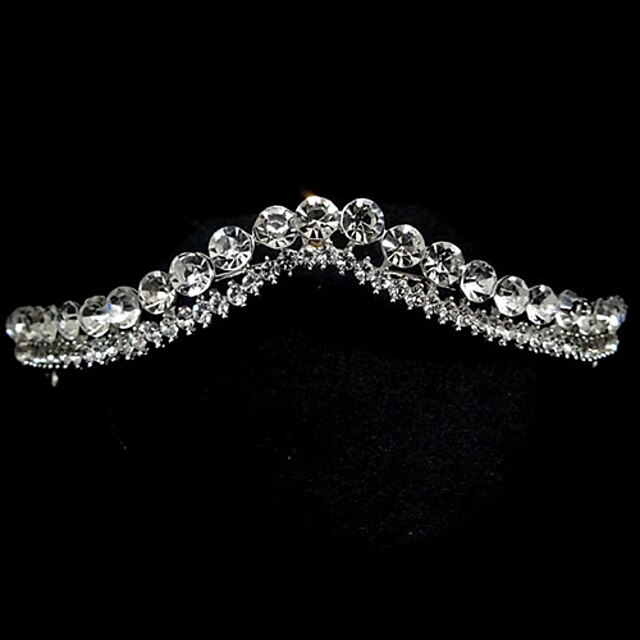  clássico strass tiara