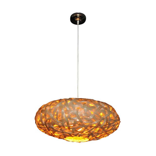  Pendant Light with 1 Light in Warm Golden Shade