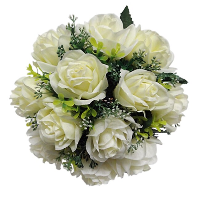  Bouquet sposa Bouquet Matrimonio Raso 22 cm ca.