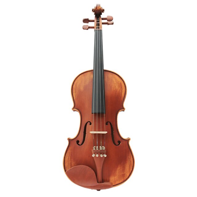  semi-håndlavet massiv gran violin med case / bue / kolofonium (multi-format)