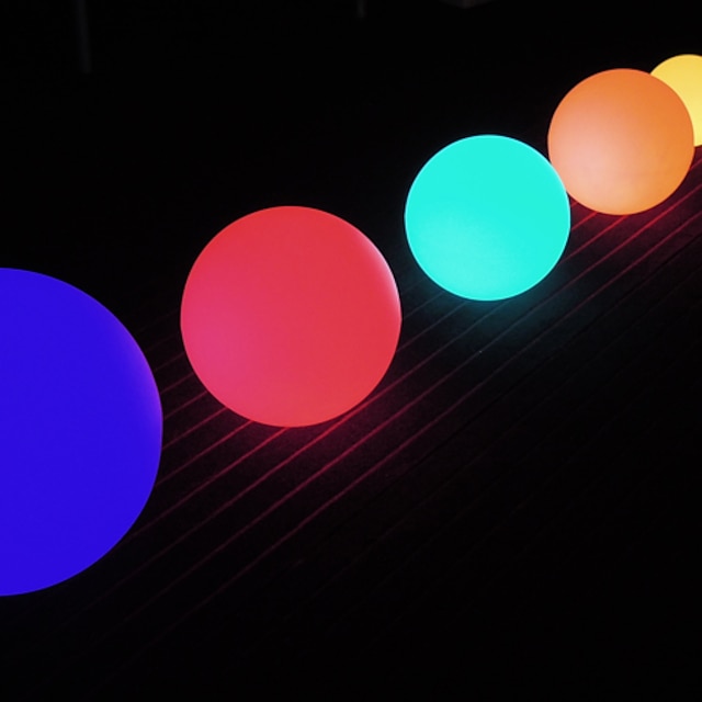  3w υπαίθρια οδήγησε φως σε σχήμα μπάλας - αλλαγή χρώματος
