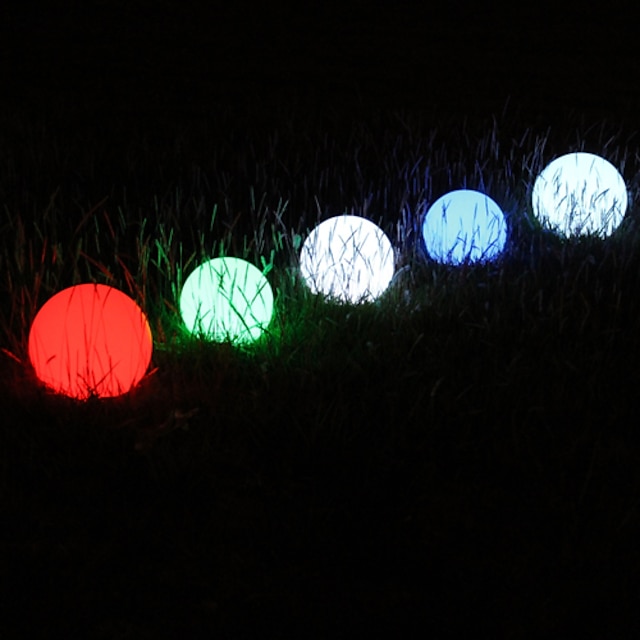  7.5V Outdoor LED Light in Ball Shape - Color Changing