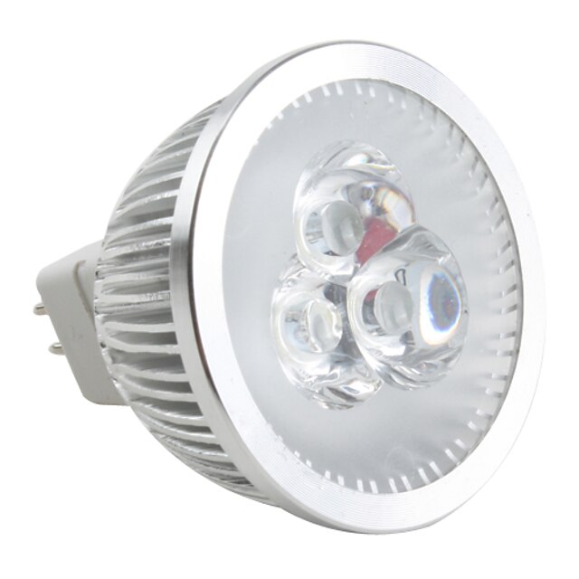  6500lm GU5.3(MR16) LED Spotlight MR16 3 LED Beads High Power LED Dimmable Natural White 12V / #