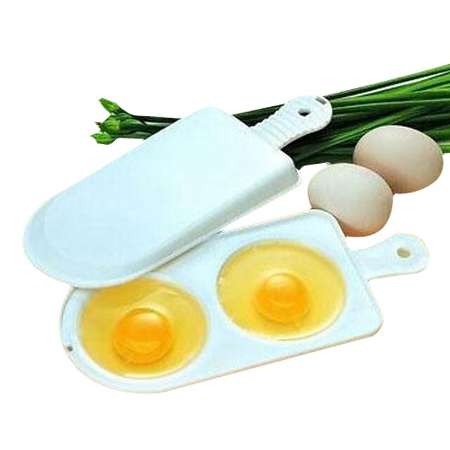  cuptor cu microunde cuptor de ouă Omeletă cutie dublă 2 ouă instrumente de umplere