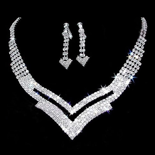  Bílá dámy Náušnice Šperky Stříbrná Pro Párty Svatební Výročí Narozeniny Dar Denní / Zásnuby