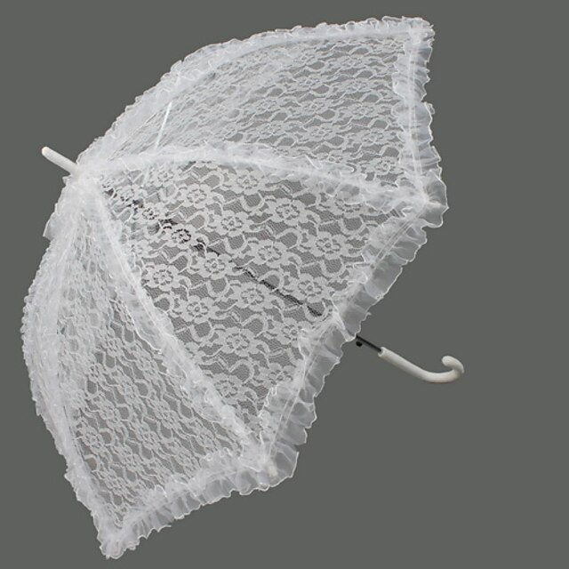  Krog Håndtag Bryllup Paraply Paraplyer 36.3 tommer (ca. 92cm)
