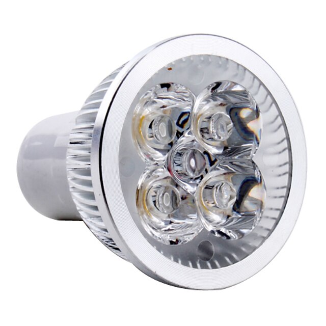  4 W LED-spotpærer 350-400 lm GU10 MR16 4 LED perler Høyeffekts-LED Varm hvit 85-265 V