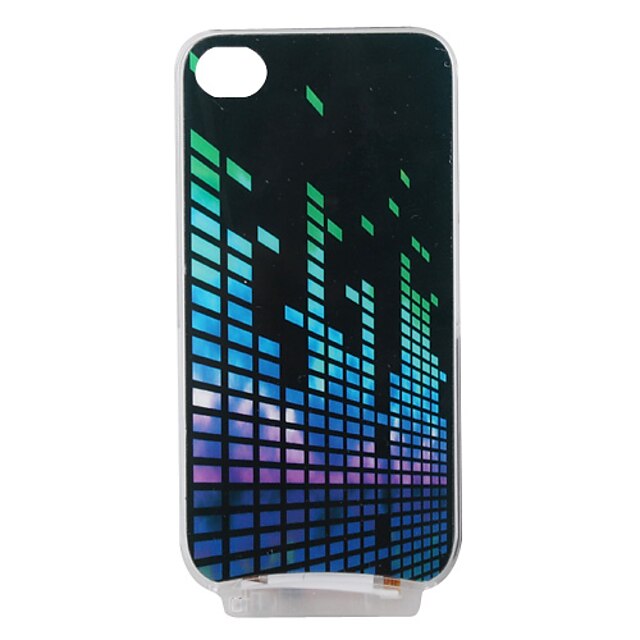  Fashion Cover for iPhone4 and 4S With Colorful LED - DJ Light