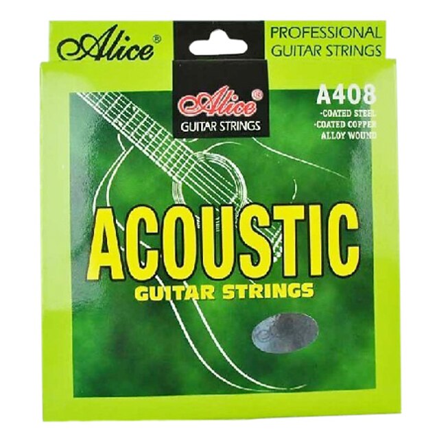  alice - (A408-l) cordes en acier pour guitare acoustique (012-053)