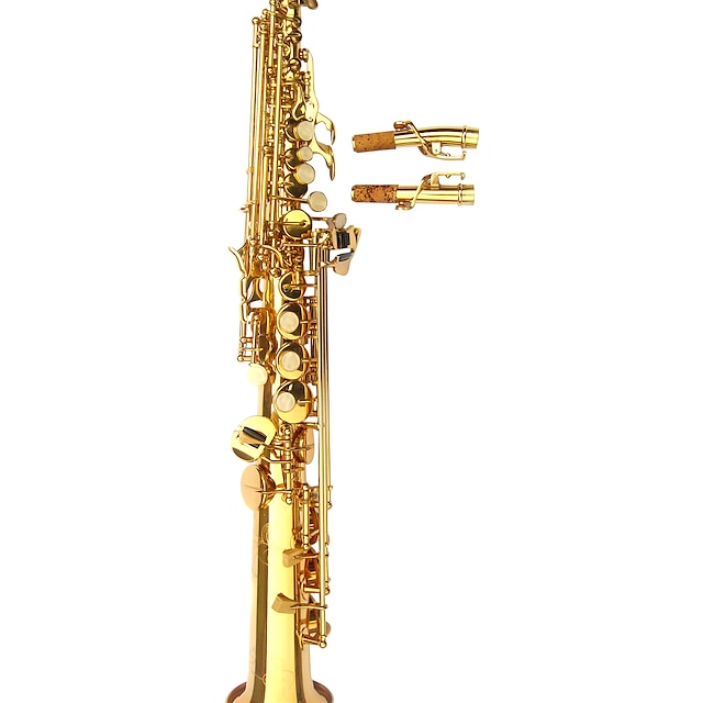  Saxofone Soprano Saxophone Bb Mão Gravado Estudante