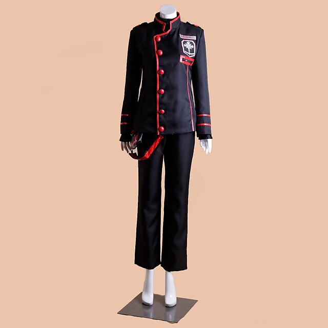  Inspirerad av D.Gray-man Allen Walker Animé Cosplay-kostymer cosplay Suits Lappverk Långärmad Kappa Topp Byxor Strumpor Till Man