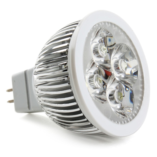  GU5.3(MR16) LED Spotlight 4 High Power LED 360lm Natural White 5000K DC 12V