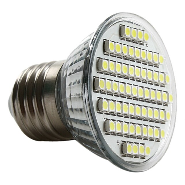  3W 6000 lm E26/E27 LED-spotlys MR16 60 leds SMD 3528 Naturlig hvid AC 220-240V