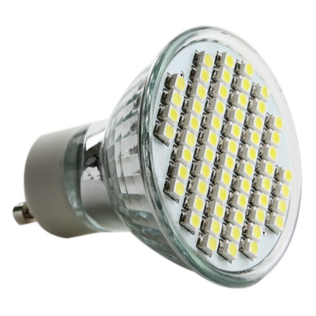  1pc 3 W LED-spotlys 300lm GU10 60 LED Perler SMD 2835 Varm hvid Kold hvid Naturlig hvid 220-240 V