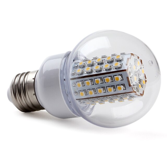  LED-pallolamput 2800 lm E26 / E27 G60 66 LED-helmet SMD 3528 Lämmin valkoinen 220-240 V