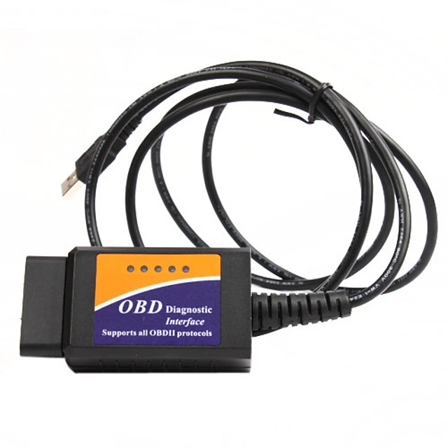  ELM327 Interface USB v1.4 OBD 2 auto diagnostisk scanner værktøj