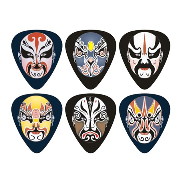  Alice AP-R2 Chinese Style Multicolor Celluloid Guitar Picks 10-Pack