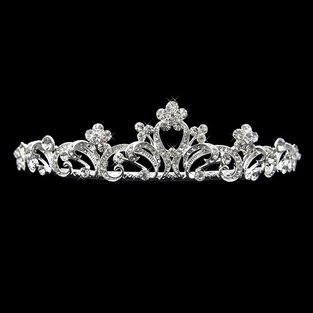  Chic Alloy With Rhinestone Little Flower Design Bridal Tiara