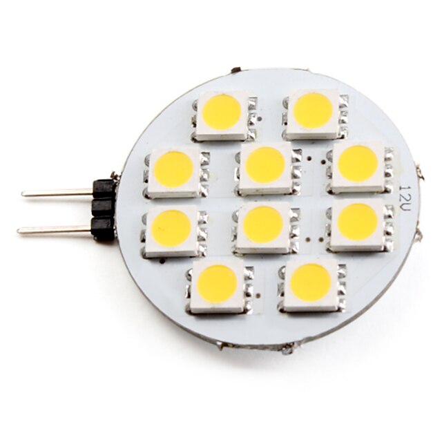  LED-spotlys 2700 lm G4 10 LED Perler SMD 5050 Varm hvid 12 V
