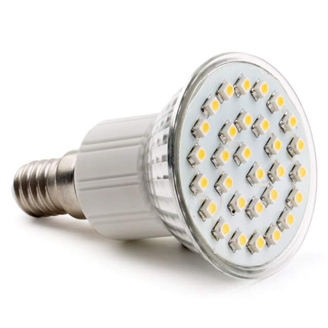  2800lm E14 GU10 E26 / E27 LED-spotpærer PAR38 30 LED perler SMD 3528 Varm hvit 220-240V