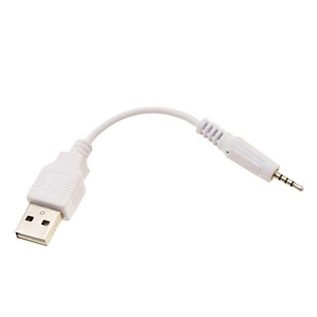  YongWei 3.5mm Jack Plug USB 2.0 Data Charger Cable for MP3 MP4