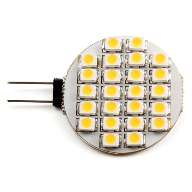  LED bodovky 2700 lm G4 24 LED korálky SMD 3528 Teplá bílá 12 V