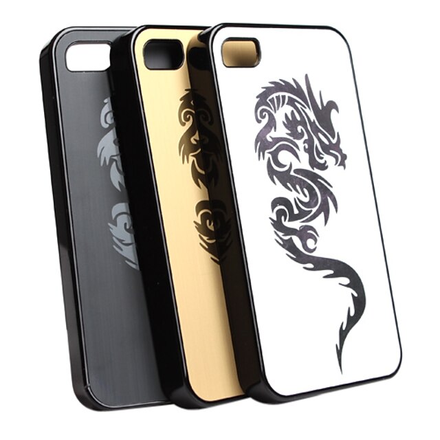  Chinesische Drachen-Design Hartplastik Fall für iPhone 4 4s