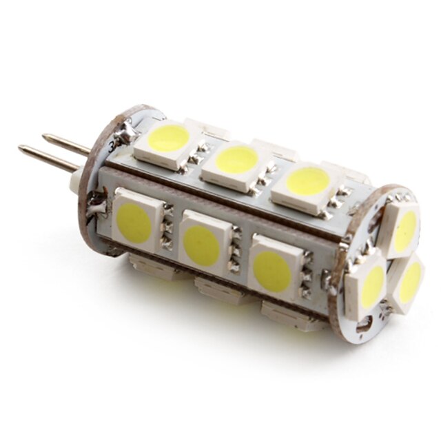  1.5W G4 LED Corn Lights T 18 SMD 5050 110 lm Natural White DC 12 V