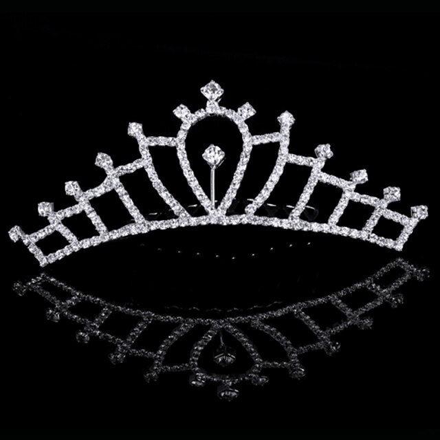  Gorgeous Sumptuous Cubic Zirconia In Alloy Tiara