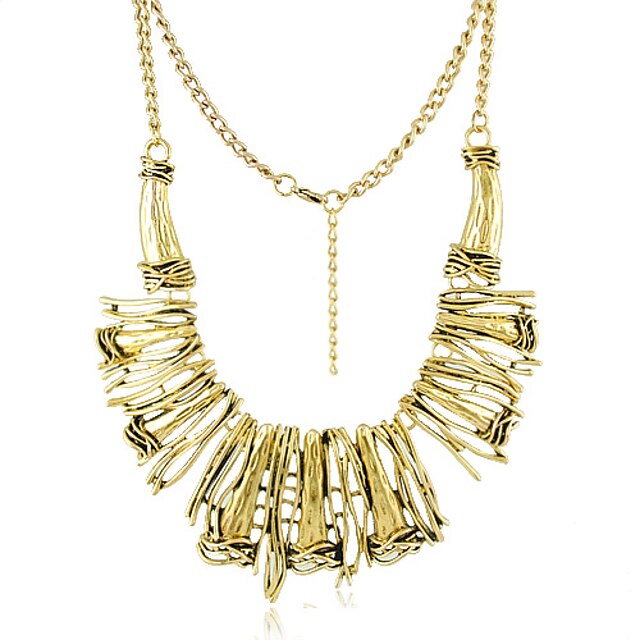  Mode und spezielle Gold-Legierung Platin Halskette