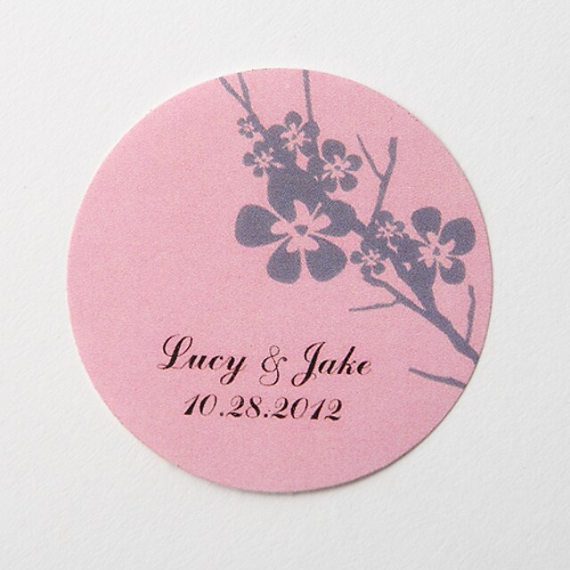  Personalized Beautiful Wedding Party Invitations-Envelope Sticker