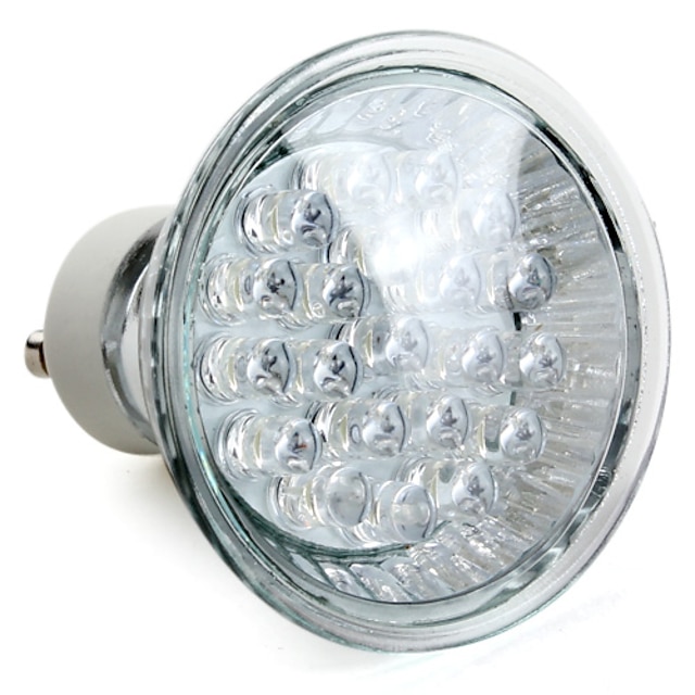  1W GU10 LED-spotlys MR16 21 Højeffekts-LED 105 lm Naturlig hvid AC 220-240 V