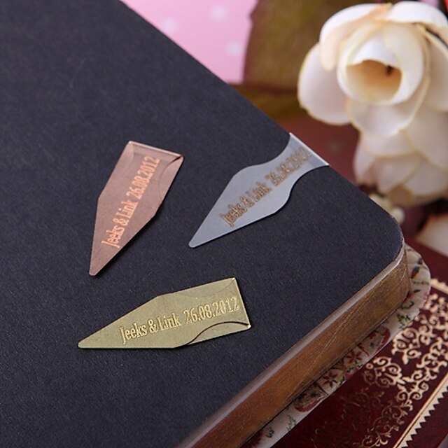  Wedding Anniversary Bridal Shower High quality paper Bookmarks & Letter Openers Classic Theme-3