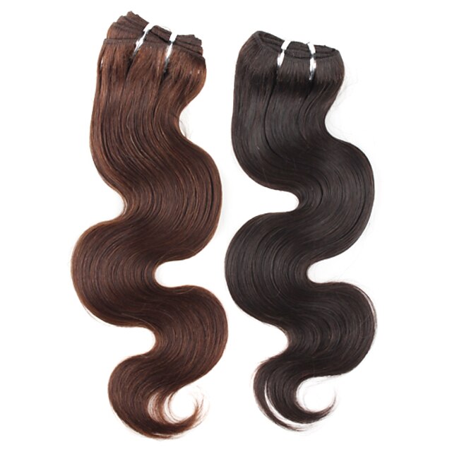  16 Inch Brazilian Wavy Hair Weave Hair Extension