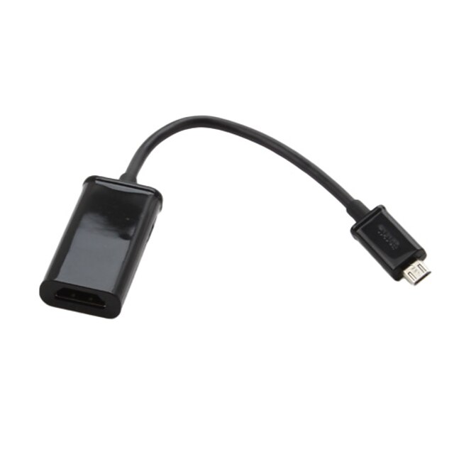  Micro USB a HDMI mhl adaptador para teléfono Android (negro)