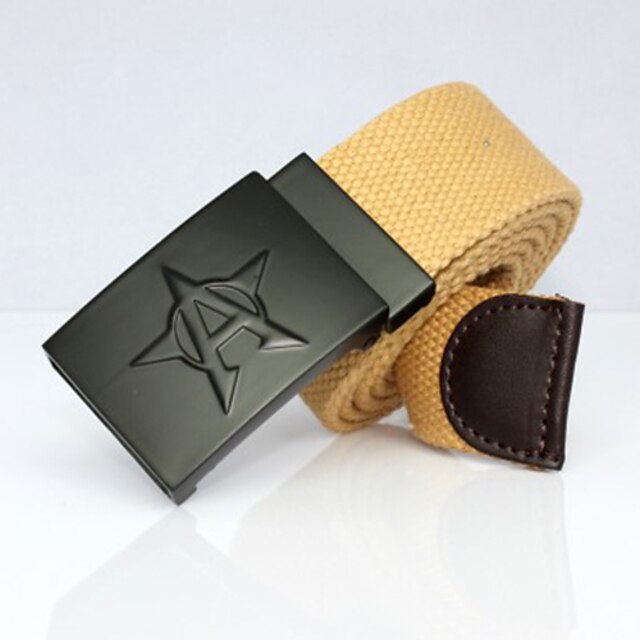  Fashion Thicken Canvas Belt