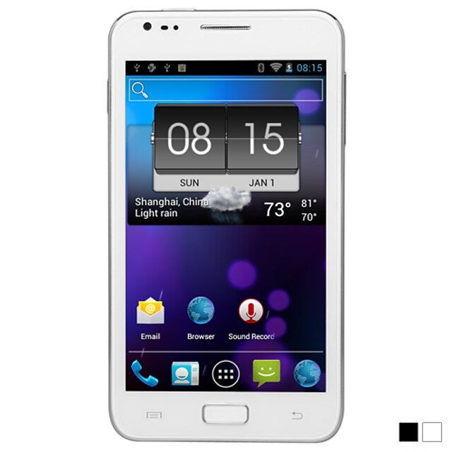  Леон - 3g Android 4,0 смартфон с 5.0 дюймовым емкостным сенсорным экраном (Dual SIM, GPS, WiFi)