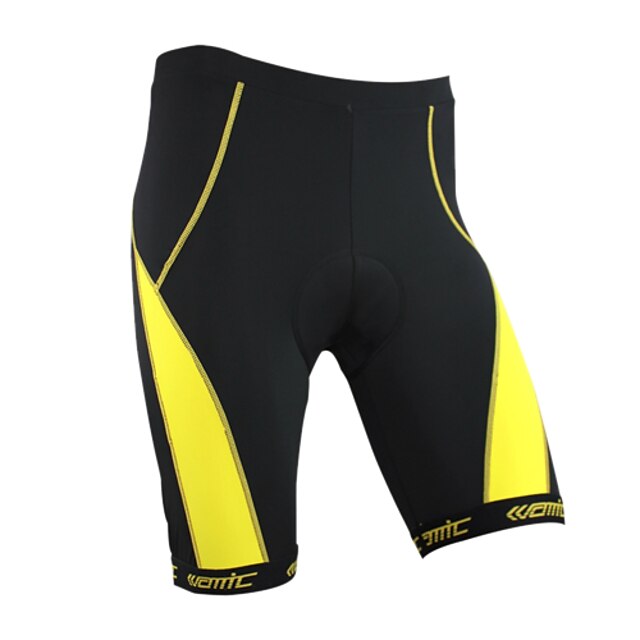  SANTIC Men's Bike Shorts Bottoms Breathable 3D Pad Quick Dry Sports Polyester Spandex Clothing Apparel / High Elasticity / Anatomic Design / Anatomic Design