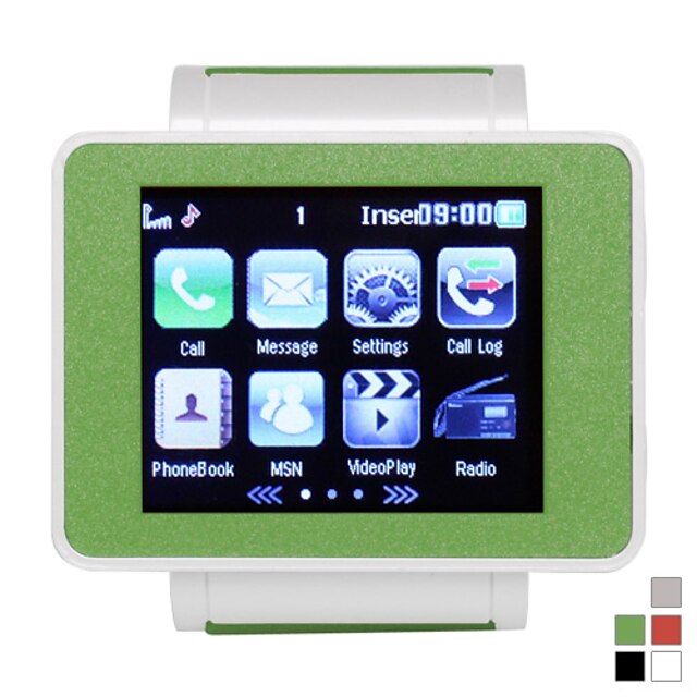  i1 - 1,8 pulgadas pantalla táctil teléfono móvil resistente al reloj (FM MP3 / MP4 Bluetooth)