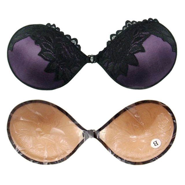  Silicone/Cotton Strapless Full Coverage Dramatic Lift Front Closure Wedding Bra (More Colors)