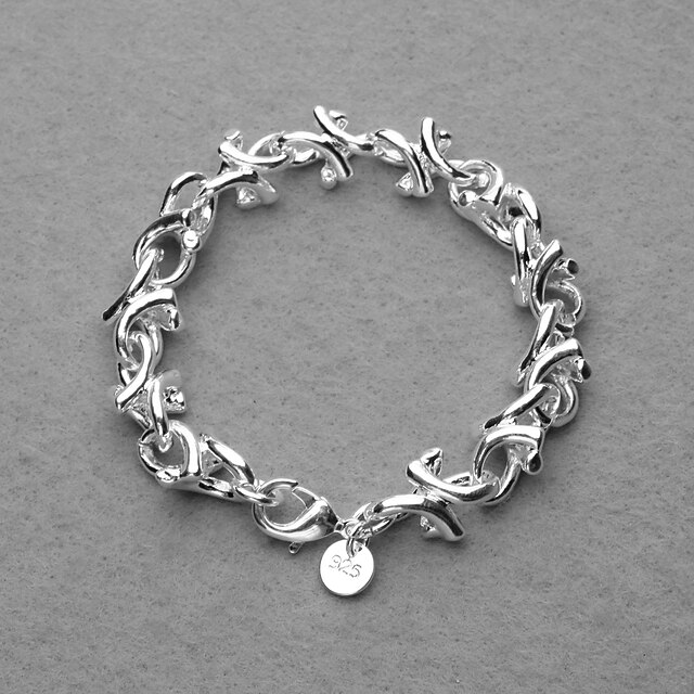  Beautiful Silver Plated Branches Women's Bracelet