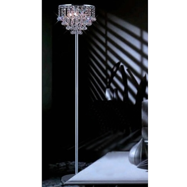  Modern/Contemporary Crystal Floor Lamp For Metal 110-120V 220-240V