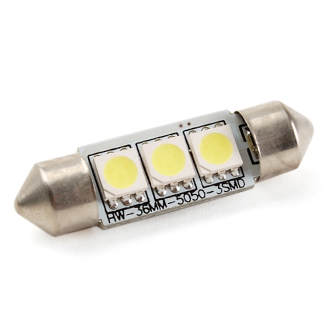  1 Piece 36mm Car Light Bulbs SMD 5050 3 LED Turn Signal Lights For All Models All years