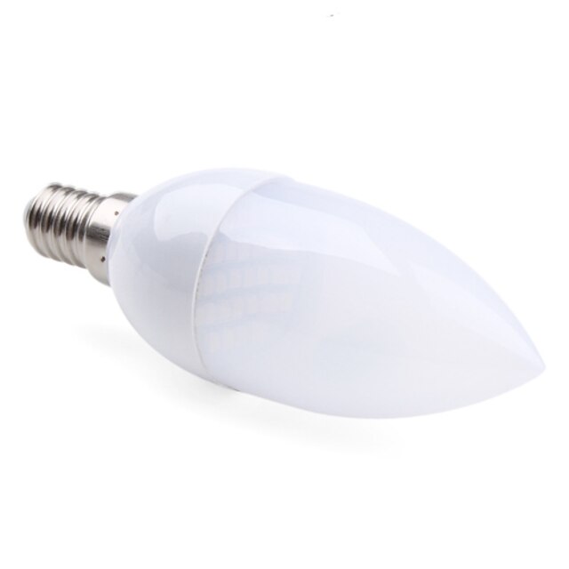  E14 LED Candle Lights C35 30 SMD 3528 100lm Warm White 2800K AC 220-240V