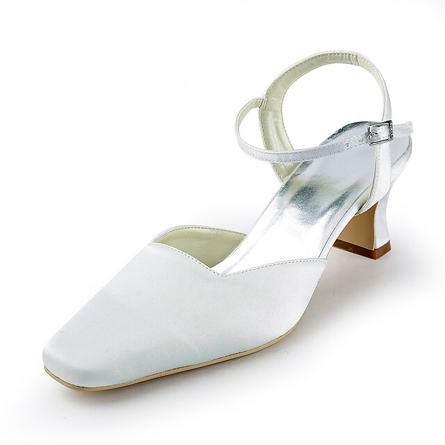  Wedding Shoes - Sandálias - Saltos - Preto / Azul / Rosa / Vermelho / Marfim / Branco / Prateado - Feminino - Casamento