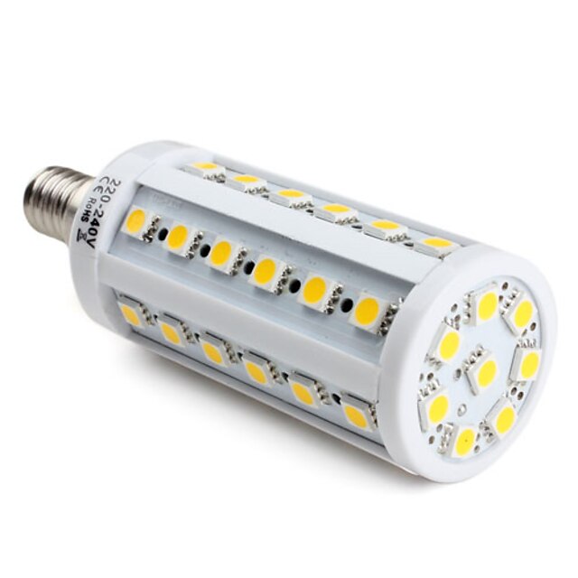  E14 B22 E26/E27 Lâmpadas Espiga 44 leds SMD 5050 Branco Quente Branco Natural 2800lm 2800KK AC 220-240V 